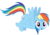 Size: 1600x1118 | Tagged: safe, artist:kadziet-kind-wolf, rainbow dash, g4, female, solo