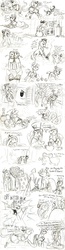 Size: 1000x3874 | Tagged: safe, artist:cartoonlion, aloe, angel bunny, applejack, doctor whooves, fluttershy, gummy, lotus blossom, opalescence, pinkie pie, rainbow dash, rarity, snails, snips, spike, time turner, twilight sparkle, zecora, diamond dog, zebra, g4, alice in wonderland, disney, parody, pinkamena diane pie