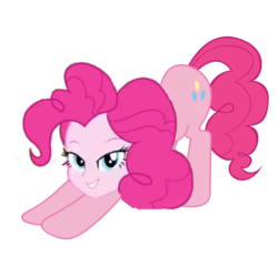 Size: 600x557 | Tagged: safe, pinkie pie, human head pony, equestria girls, g4, exploitable meme, female, iwtcird, simple background, solo, transparent background