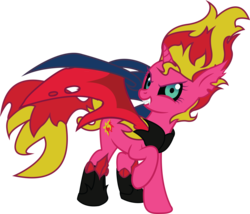 Size: 3568x3058 | Tagged: safe, artist:geekladd, sunset shimmer, pony, equestria girls, g4, my little pony equestria girls, equestria girls ponified, female, ponified, simple background, solo, sunset satan, transparent background, vector