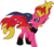 Size: 3568x3058 | Tagged: safe, artist:geekladd, sunset shimmer, pony, equestria girls, g4, my little pony equestria girls, equestria girls ponified, female, ponified, simple background, solo, sunset satan, transparent background, vector