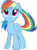 Size: 4358x5812 | Tagged: dead source, safe, artist:waranto, rainbow dash, pony, g4, absurd resolution, female, simple background, solo, transparent background, vector