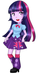 Size: 653x1224 | Tagged: safe, artist:veenaval, twilight sparkle, equestria girls, g4, female, solo