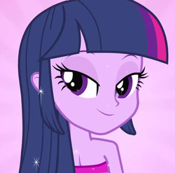 Size: 940x930 | Tagged: safe, screencap, twilight sparkle, equestria girls, equestria girls (movie), bedroom eyes, cropped, fall formal outfits, female, solo