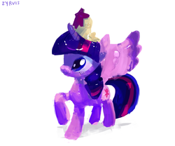 Size: 1200x1000 | Tagged: safe, artist:zyrvis, twilight sparkle, alicorn, pony, g4, female, mare, solo, twilight sparkle (alicorn)