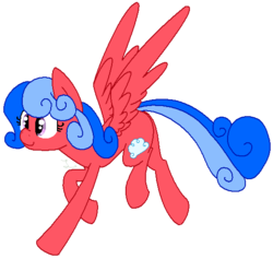 Size: 542x513 | Tagged: dead source, safe, artist:e-liisu, oc, oc only, oc:rainfall, pegasus, pony, female, mare, simple background, solo, transparent background, wings