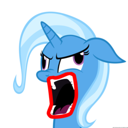 Size: 894x894 | Tagged: safe, trixie, pony, unicorn, g4, derp, female, mare, meme, shoop da whoop, solo, wheels trixie