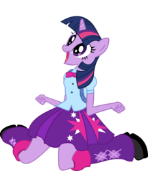 Size: 3462x4000 | Tagged: safe, artist:php50, twilight sparkle, hybrid, equestria girls, g4, abomination, exploitable meme, face swap, female, meme, open mouth, simple background, smiling, solo, transparent background, twiscream, vector, wat, what has science done