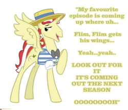 Size: 887x768 | Tagged: safe, artist:scissorsrunner, flim, alicorn, pony, g4, alicornified, fiesta equestria, flimicorn, male, princess flim, race swap, simple background, solo, stallion, text, transparent background