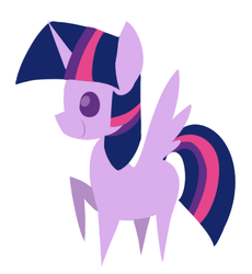 Size: 363x394 | Tagged: safe, artist:sunomii, twilight sparkle, alicorn, pony, g4, female, mare, pointy ponies, solo, twilight sparkle (alicorn)