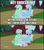 Size: 324x366 | Tagged: safe, edit, edited screencap, screencap, linky, lyra heartstrings, shoeshine, earth pony, pony, unicorn, dragonshy, g4, my little pony: friendship is magic, season 1, belly, bench, breaking the fourth wall, comic, duo, fourth wall, image macro, looking at you, meme, screencap comic, sitting, sitting lyra