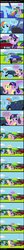 Size: 1306x13797 | Tagged: safe, artist:garretthegarret, fluttershy, rainbow dash, twilight sparkle, comic:fluttershy's marina, g4, car, chevrolet, chevrolet blazer, comic, crying, jaguar, jaguar xk, laughing, morris, morris marina, muffin, tears of laughter, top gear