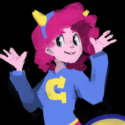 Size: 1024x1024 | Tagged: safe, artist:karzahnii, pinkie pie, equestria girls, g4, female, solo