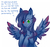 Size: 1280x1195 | Tagged: safe, artist:ask-aki-pony, oc, oc only, pegasus, pony, aki, heart, heterochromia, solo