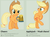 Size: 343x255 | Tagged: safe, applejack, g4, cider, deviantart, exploitable meme, juxtaposition, juxtaposition win, meme, meta