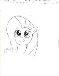 Size: 637x825 | Tagged: safe, artist:ced75, fluttershy, g4, female, sketch, solo