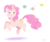 Size: 689x585 | Tagged: safe, artist:dumbpones, pinkie pie, parasprite, g4, female, solo