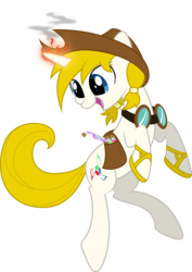 Size: 3810x5382 | Tagged: safe, artist:emkay-mlp, oc, oc only, legends of equestria, fire, happy, simple background, solo, transparent background, vector