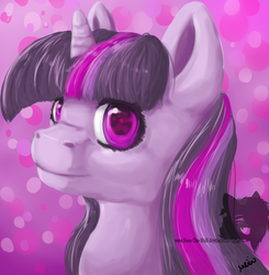 Size: 885x902 | Tagged: safe, artist:neon-the-wolf-scythe, twilight sparkle, g4, female, portrait, solo