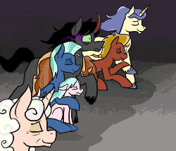 Size: 500x429 | Tagged: safe, artist:wiggles, king sombra, oc, ask king sombra, g4, animated, canterlot, tumblr