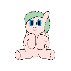 Size: 1000x1000 | Tagged: safe, artist:inkiepie, fluffy pony, animated, blinking, cute, fluffy pony foal, solo