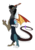 Size: 500x719 | Tagged: safe, artist:smilydon, king sombra, draconequus, g4, draconequified, male, simple background, solo, species swap, transparent background, tumblr