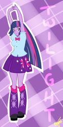 Size: 1895x3786 | Tagged: safe, artist:frostedalibi, twilight sparkle, equestria girls, g4, female, solo