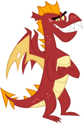 Size: 900x1328 | Tagged: safe, artist:chisella1412, artist:thesharp0ne, garble, dragon, dragon quest, g4, male, simple background, solo, teenaged dragon, transparent background, vector