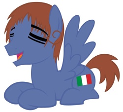 Size: 618x561 | Tagged: safe, artist:lupuslover, pony, hetalia, italy, ponified, solo