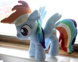 Size: 786x622 | Tagged: safe, artist:nalina, rainbow dash, g4, irl, photo, plushie, solo