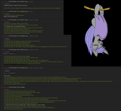 Size: 1500x1372 | Tagged: safe, oc, oc only, oc:midnight blossom, bat pony, pony, /mlp/, 4chan, 4chan screencap, consensual vampirism, feels, greentext, solo, text, you will never x