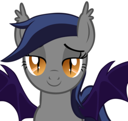 Size: 5000x4725 | Tagged: safe, artist:zee66, oc, oc only, oc:echo, bat pony, pony, g4, absurd resolution, bedroom eyes, cute, looking at you, solo