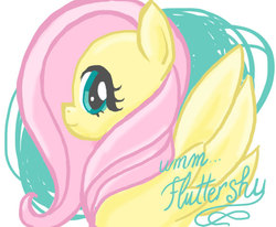 Size: 582x480 | Tagged: safe, artist:my-little-pony-fandom, fluttershy, g4, female, solo