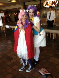 Size: 960x1280 | Tagged: safe, rarity, sweetie belle, human, g4, cosplay, irl, irl human, photo