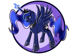 Size: 1024x765 | Tagged: safe, artist:scrble567, princess luna, g4, female, solo