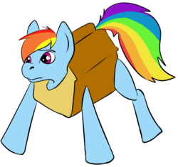 Size: 1090x1025 | Tagged: safe, artist:sabretoothcreations, rainbow dash, pegasus, pony, g4, banana bread, bread, bread head, female, food, mare, simple background, solo, transparent background, wat
