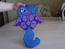 Size: 640x480 | Tagged: safe, artist:perler-pony, princess luna, g4, filly, perler beads, photo