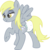 Size: 1000x1009 | Tagged: safe, artist:leopurofriki, edit, derpy hooves, pegasus, pony, g4, bedroom eyes, diaper, diaper edit, female, mare, non-baby in diaper, simple background, solo, transparent background