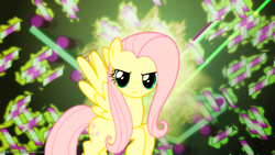 Size: 2560x1440 | Tagged: safe, artist:game-beatx14, fluttershy, g4, female, solo, vector, wallpaper