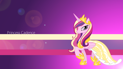 Size: 1920x1080 | Tagged: safe, artist:aerotechyon-x, artist:divideddemensions, princess cadance, alicorn, pony, g4, bedroom eyes, clothes, dress, female, mare, raised hoof, solo, vector, wallpaper