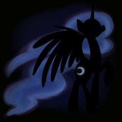 Size: 1000x1000 | Tagged: safe, artist:eljonek, princess luna, g4, female, solo