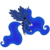 Size: 3000x3000 | Tagged: safe, artist:hawk9mm, princess luna, g4, eyes closed, female, simple background, solo