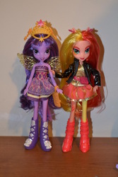 Size: 500x750 | Tagged: safe, sunset shimmer, twilight sparkle, equestria girls, g4, doll, fail