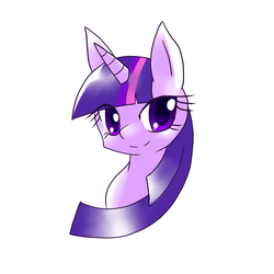 Size: 1000x1000 | Tagged: safe, artist:hashioaryut, twilight sparkle, ambiguous race, pony, g4, female, mare, pixiv, solo