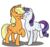 Size: 1274x1190 | Tagged: safe, artist:flower-power-love, applejack, rarity, earth pony, pony, unicorn, g4, female, horn, lesbian, mare, ship:rarijack, shipping, simple background, transparent background