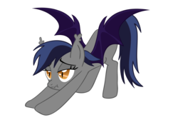 Size: 2888x2100 | Tagged: artist needed, safe, oc, oc only, oc:echo, bat pony, pony, /mlp/, exploitable meme, female, iwtcird, scrunchy face, simple background, solo, transparent background, vector