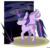 Size: 1398x1332 | Tagged: safe, artist:yoskue, twilight sparkle, alicorn, pony, g4, corrupted, corrupted twilight sparkle, crystal, dark crystal, female, mare, simple background, solo, sombra eyes, transparent background, twilight sparkle (alicorn)