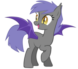 Size: 3700x3300 | Tagged: safe, artist:equestria-prevails, artist:zee66, oc, oc only, oc:midnight blossom, bat pony, pony, g4, simple background, solo, transparent background, vector