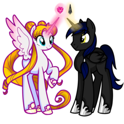 Size: 1000x1000 | Tagged: safe, artist:lelittleluna, oc, alicorn, pony, alicorn oc, heliodorh, ponified, sailor moon (series)