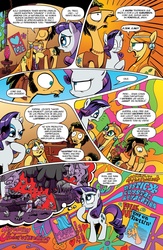 Size: 1040x1600 | Tagged: safe, idw, official comic, rarity, g4, micro-series #3, my little pony micro-series, spoiler:comic, spanish, translation